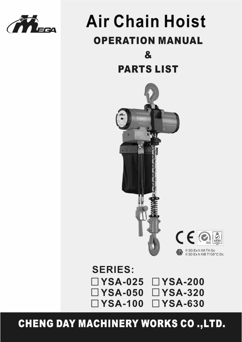 Generation I Air Chain Hoist-UM